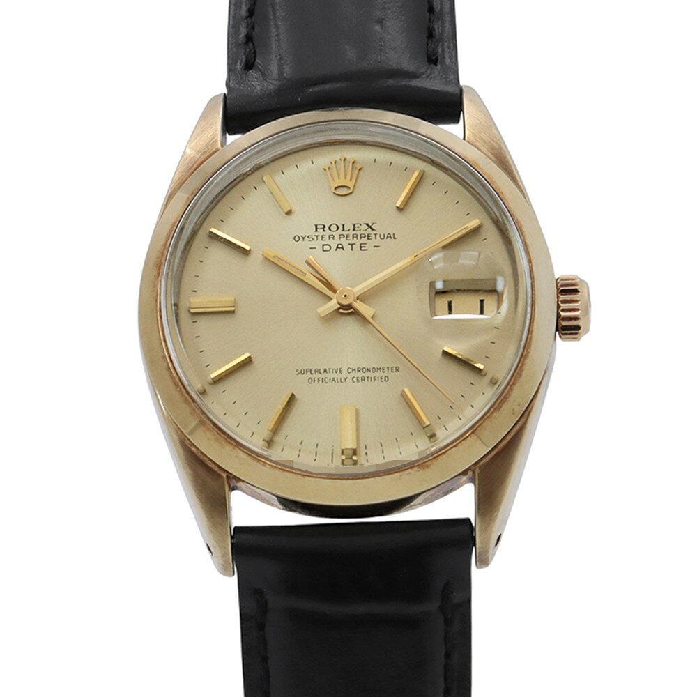 ロレックス オイスターパーペチュアル デイト 29番 1550 ROLEX 腕時計 シャンパン文字盤 ヴィンテージ 【安心保証】 【中古】 ロレックス オイスターパーペチュアル ROLEX ロレックス