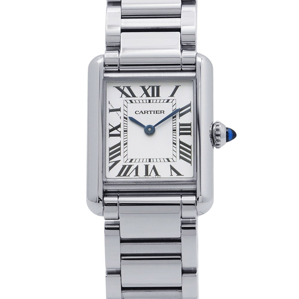 カルティエ タンク マスト SM WSTA0051 Cartier 腕時計 シルバー文字盤 クォーツ 【安心保証】 【中古】 カルティエ タンク マスト Cartier カルティエ 中古