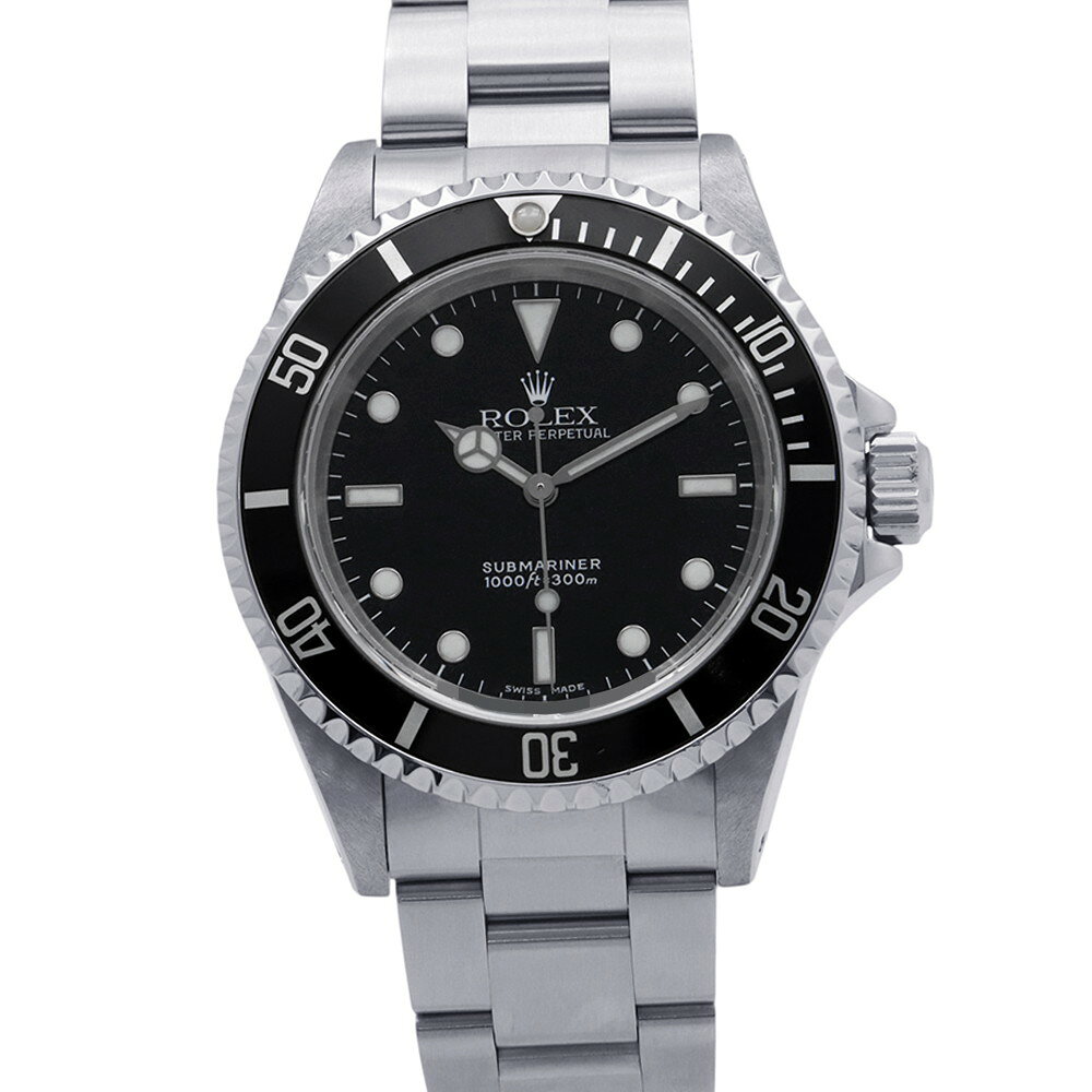 ロレックス サブマリーナ ノンデイト K番 14060M ROLEX 腕時計 黒文字盤 【安心保証】 【中古】 ロレックス サブマリーナ ROLEX ロレックス 中古