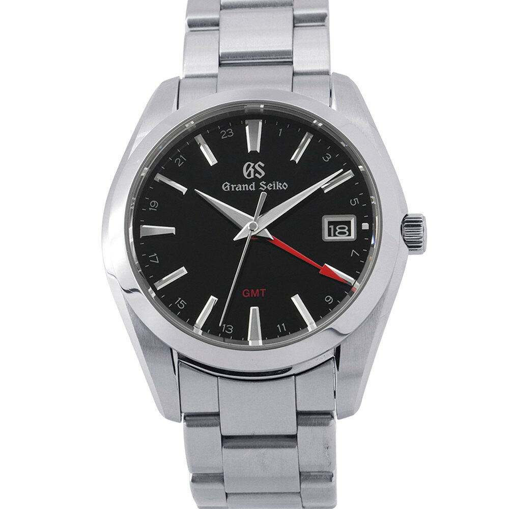 セイコー グランドセイコー ヘリテージコレクション 9Fクォーツ GMT SBGN013 SEIKO 腕時計 黒文字盤 【安心保証】 【中古】 セイコー グランドセイコー SEIKO セイコー 中古