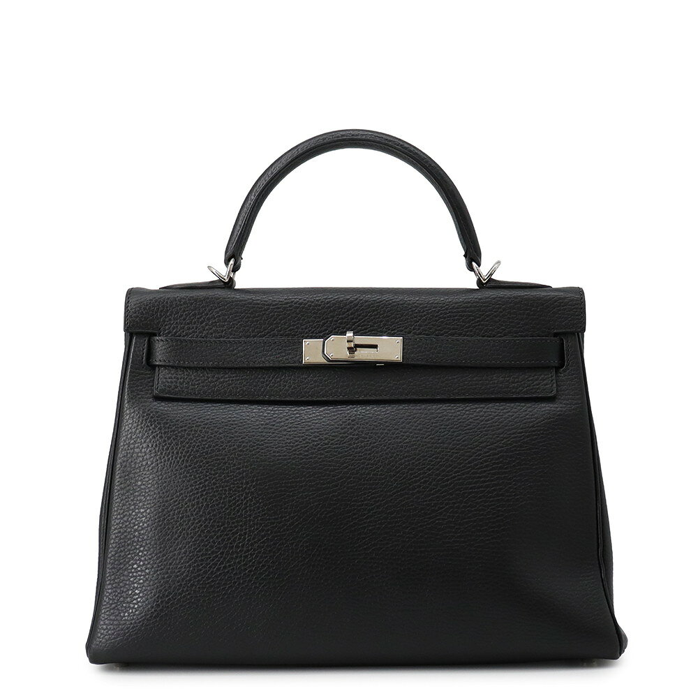 エルメス ハンドバッグ ケリー32 内縫い ブラック/シルバー金具 アルデンヌ □E刻印 HERMES Kelly 2wayバッグ 黒 取扱店舗 神戸元町店 店舗一覧 店舗一覧はこちら＞ 商品番号11384717 ランク中古AB ブランドエルメス 状態表面/型崩れ、スレ、バニッシュヒビ 内側/スレ、汚れ ハンドル/ラメ、バニッシュヒビ、剥げ 金具/スレ、メッキ剥げ 箱/破れ、へこみ、スレ、汚れにおい/香水のようなにおい 色 黒 素材 アルデンヌ 金具シルバー金具 サイズ W31.5cm×H22cm×D12cm B5サイズまで対応 ショルダーの長さ/90cm 重量990g 仕様フラップ開閉 ファスナーポケット1 オープンポケット2 付属品 箱・保存袋・ショルダーストラップ・鍵2本・カデナ・クロシェット 製造番号□E刻印(2001年製造) 生産国フランス 　　 　※腕時計の保証に関する注意事項 ◆当店保障の有無に関わらず、一部の腕時計においては正規店およびメーカーによる修理対応をお受けできない場合がございます。 その際は、当店提携の時計専門工房による修理にて対応させていただきます。 ◆当店が設けている保証期間後は有償修理となります。 ◆保証期間は商品ランクにより異なります。新品ランク・未使用ランクの場合、購入日より1年以内、それ以外のランクの場合、購入日より6ヶ月以内です。 ◆以下事項に関しましては保証期間内でも無償修理が受けられません。 ◆お客様による不注意や不適切な取扱による故障や損傷。 ◆ゼンマイ切れなどの故障。 ◆時計機械内部への水分などの侵入が原因となる故障や不具合。 ◆ケース、ベルト、風防、リューズなどの外装部の故障や損傷。 ◆地震、火災、水害、事故などによる故障や損傷。 ◆品質および機能上、許容範囲と当店が判断した視覚的現象。 ◆品質および機能に問題がないと当店および発売元メーカー、当店契約修理業者が判断した場合。 ◆お客様ご自身にて発売元やメーカーへの直接修理依頼をされた場合、その費用を当店に請求できません。 　　 ※ルイヴィトンに関する注意事項 ◆ルイヴィトンの取り組みにおいてNFC（ICチップ）の導入により、一部商品から製造番号の刻印がご確認できない場合がございますが、当店では正しい知識のあるバイヤーにて鑑定済みの商品を販売しておりますのでご安心ください。 ◆同じモデルの商品であっても、ルイヴィトンの仕様変更「マイナーチェンジ」により、ページ掲載の写真や仕様と異なる場合があります。 ◆新品ランクの状態でも多少の細かい傷（金具やパインピング等）がございます。（製造工程上やむを得ず細かなスレが生じると直営店から回答がありました。直営店で購入される場合でもこのような傷が見受けられることがあります。) ◆製造国は商品によって異なりますのでご指定いただけません。 ◆米国で製造されたモデルには製造国の刻印がない場合があります。 ◆ヌメ革が使用されている商品の場合、使用せずとも時間の経過と共にヌメ革の色が焼ける性質を持っています。一部新品ランクの商品でも若干色が焼けている場合がありますので、予めご了承の上ご購入いただければ幸いです。 ◆新品ランクの商品でも検品時より傷等が目立つ場合は「未使用ランク」に格付けしております。 ◆プリントや柄が入っている商品は、ページ上の商品画像とお届けする商品と多少配色が違う場合がございます。 ◆素材説明書は新品ランク、かつ在庫がある場合のみ同梱しております。 ◆付属品は、商品詳細情報の付属品欄に記載のある物のみとなります。 ◆不明点ございましたらお問合わせ先までご連絡ください。Tel：0120-098-082 当店取り扱い商品は、実店舗・他通販サイトにも掲載を行っており在庫を共有しております。 商品の性質上すべて一点物となるため、ご注文が確定した場合でも欠品となることもございます。 その際は当店よりご連絡をさせていただきます。 *Import taxes are not included.*We do not ship exotic leather items that does not comes with CITES. *The credit card name, the order name, and the recipient name must match.エルメス ハンドバッグ ケリー32 内縫い ブラック/シルバー金具 アルデンヌ □E刻印 HERMES Kelly 2wayバッグ 黒 【安心保証】 【中古】