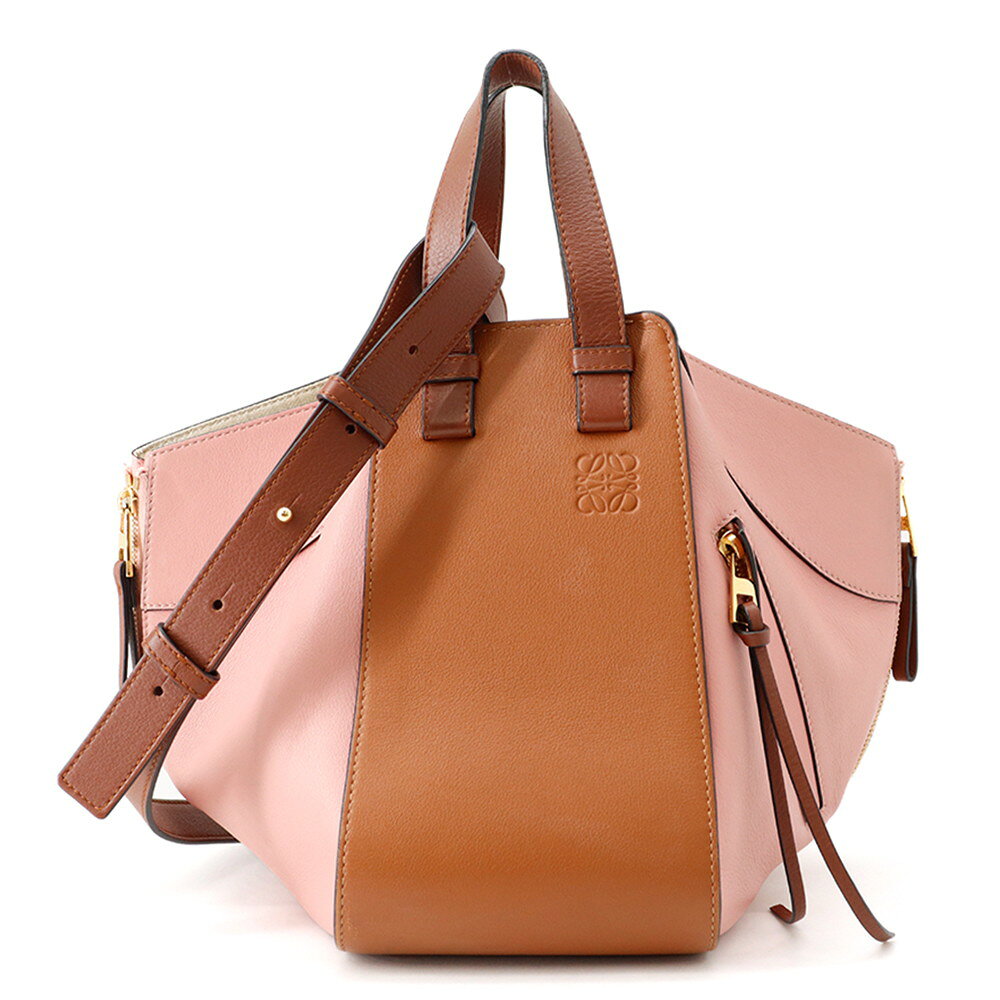 ロエベ ハンドバッグ ハンモック スモール グレインカーフレザー 387.30WS35 LOEWE 2wayショルダーバッグ 中古 ロエベ バッグ LOEWE BAG