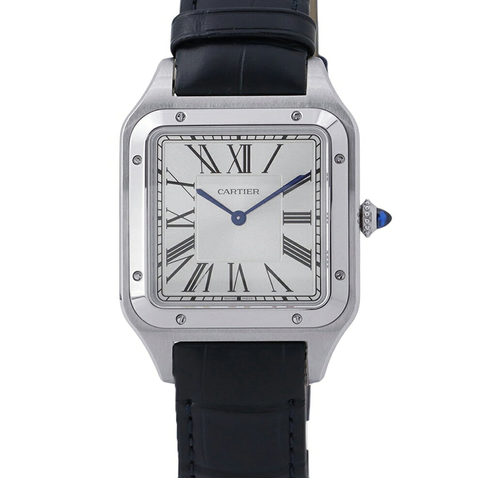 カルティエ サントス デュモン XL WSSA0032 Cartier 腕時計 シルバー文字盤 中古 カルティエ サントス デュモン Cartier カルティエ 中古