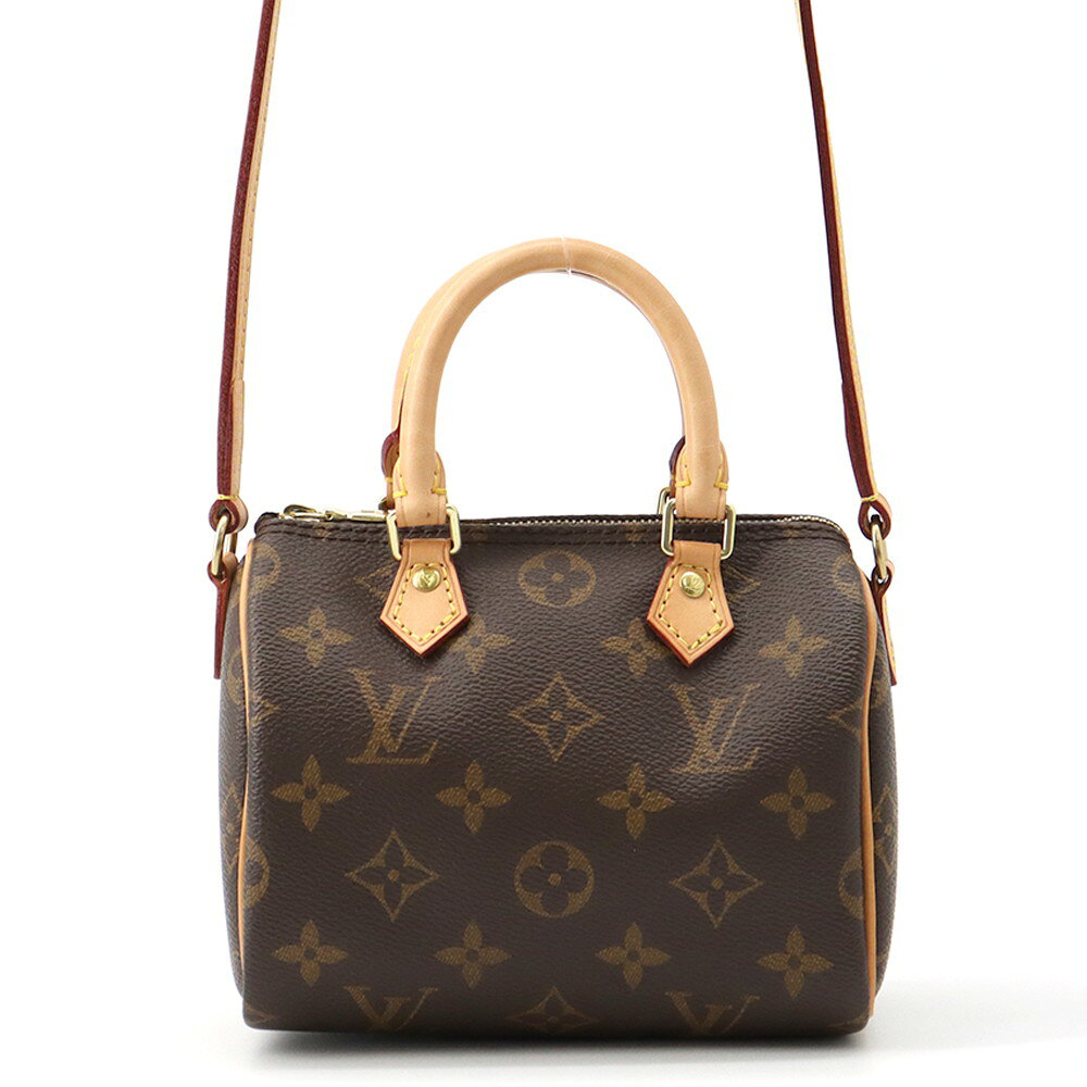 ルイヴィトン ハンドバッグ モノグラム ナノ・スピーディ M61252 LOUIS VUITTON 2WAYショルダーバッグ ヴィトン バッグ 中古 ルイ・ヴィトン モノグラム ルイ ヴィトン バッグ ルイ ヴィトン LOUIS VUITTON BAG
