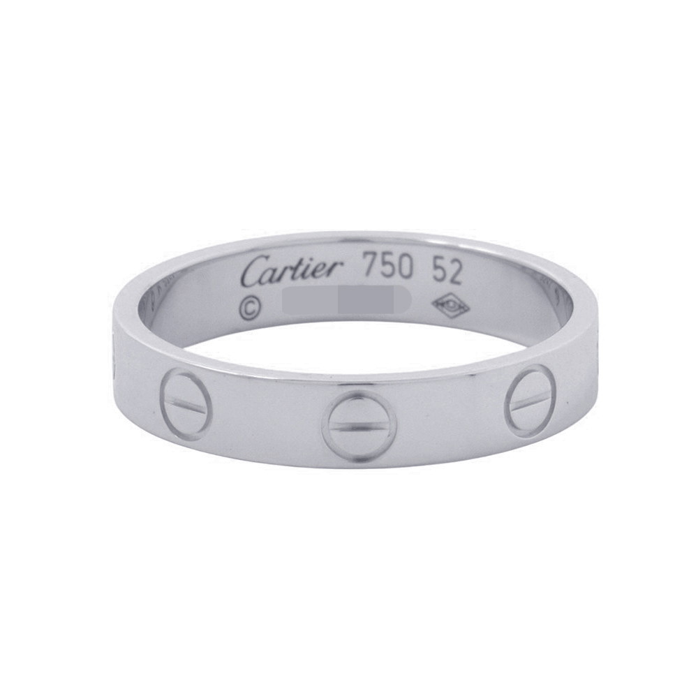 カルティエ リング LOVE リング SM スモールモデル K18WGホワイトゴールド サイズ52 B4085100 Cartier 指輪 ラブリング 中古 カルティエ ラブリング Love ring Cartier 中古