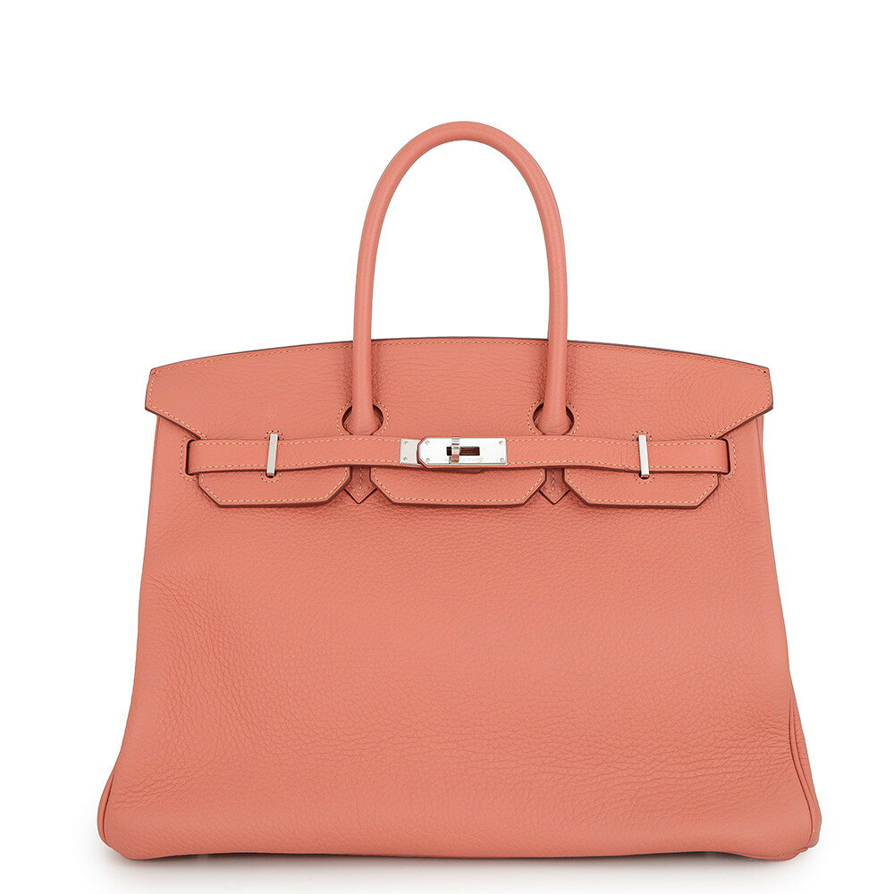 エルメス バーキン35 ローズティー/シルバー金具 トリヨンクレマンス □Q刻印 HERMES Birkin ハンドバッグ 中古 エルメス バーキン エルメス バッグ エルメス レディース HERMES Birkin HERMES BAG