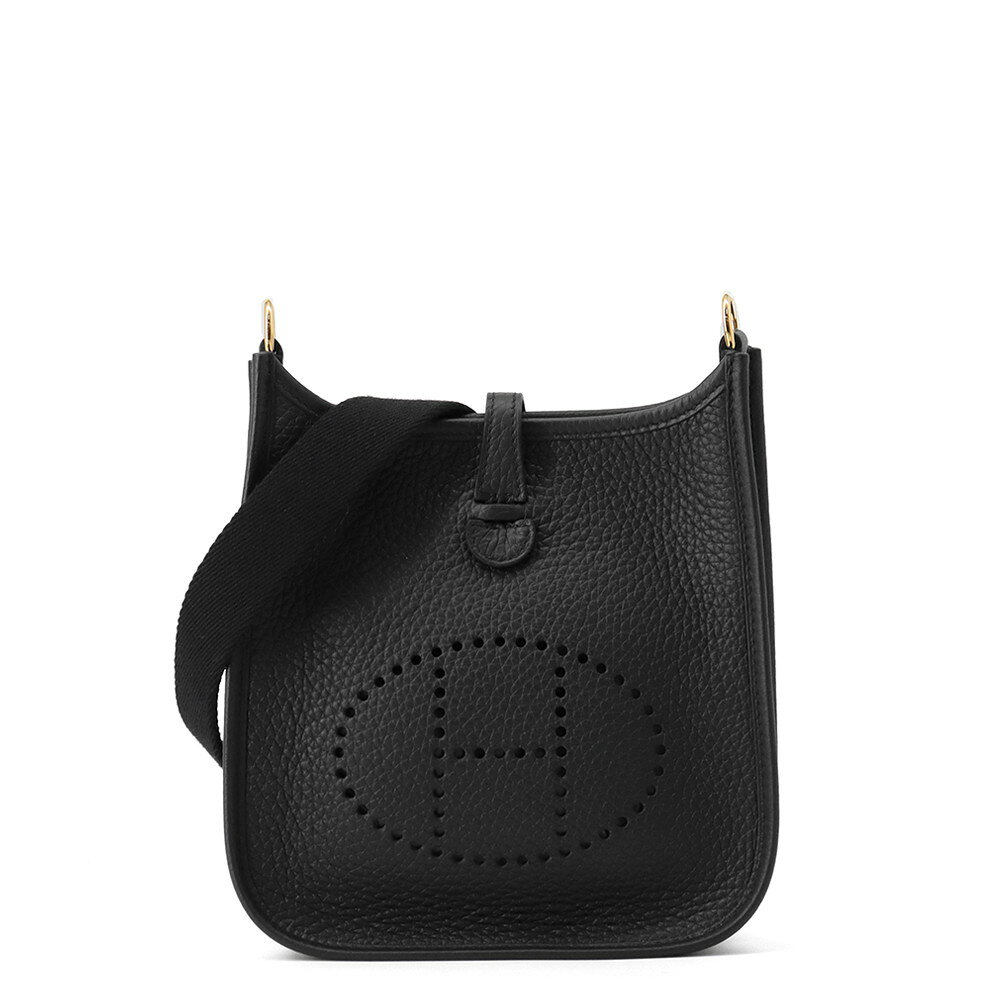 エルメス ショルダーバッグ エブリンTPM 111cm ブラック/ゴールド金具 トリヨンクレマンス G刻印 HERMES Evelyne 黒 エルメス エブリン エヴリン エルメス バッグ エルメス レディース HERMES Evelyne HERMES BAG