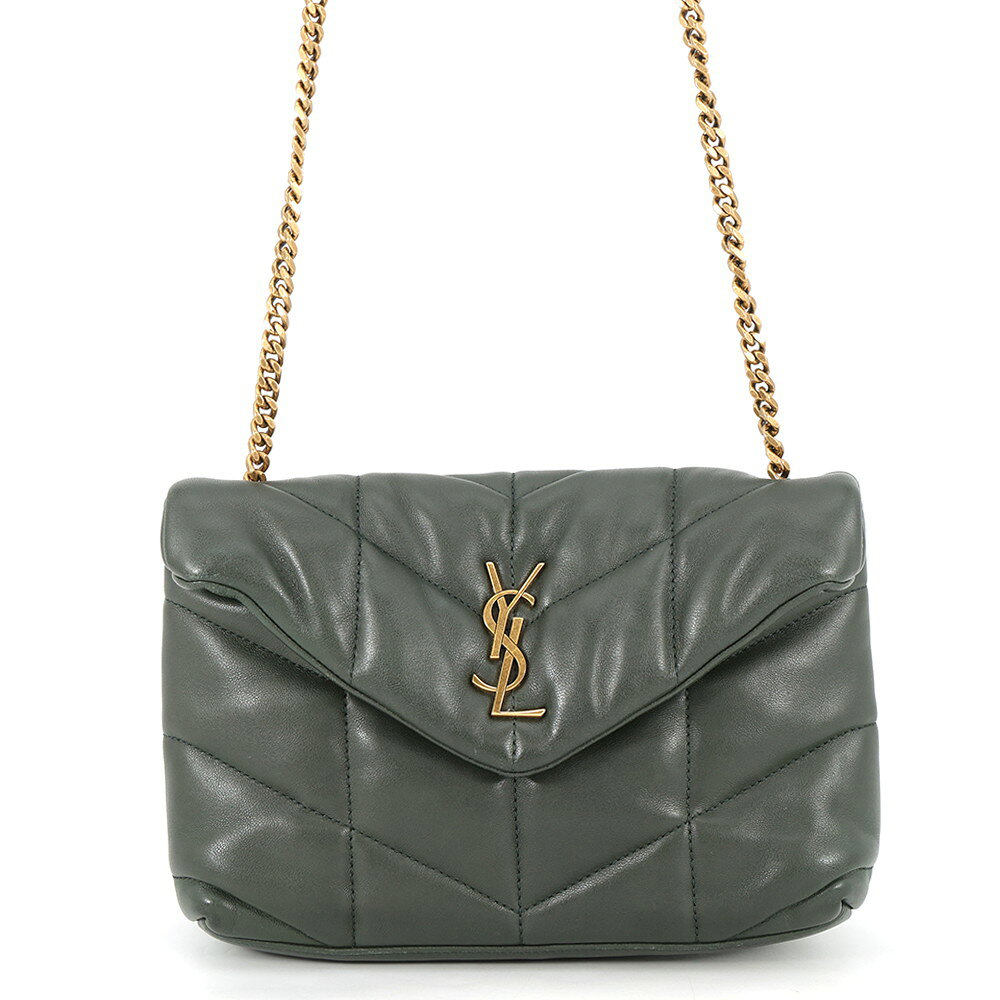 サンローランパリ チェーンショルダーバッグ ルル パファー レザー 620333 SAINT LAURENT PARIS 中古 サンローランパリ バッグ SAINT LAURENT PARIS BAG