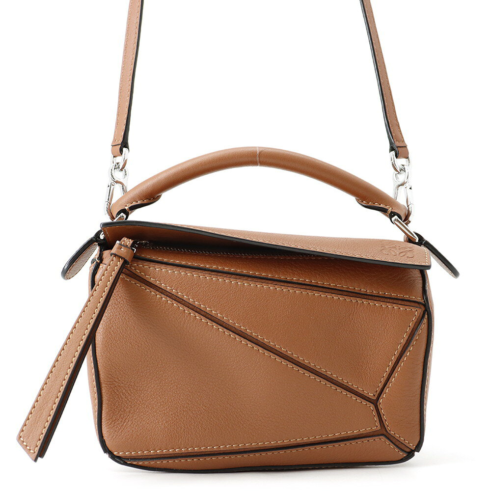 ロエベ ハンドバッグ パズルバッグ ミニ カーフレザー 322.30.U95 LOEWE 2way 中古 ロエベ バッグ LOEWE BAG