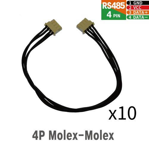 Robot Cable-4P(Molex-Molex) 200mm 10本入