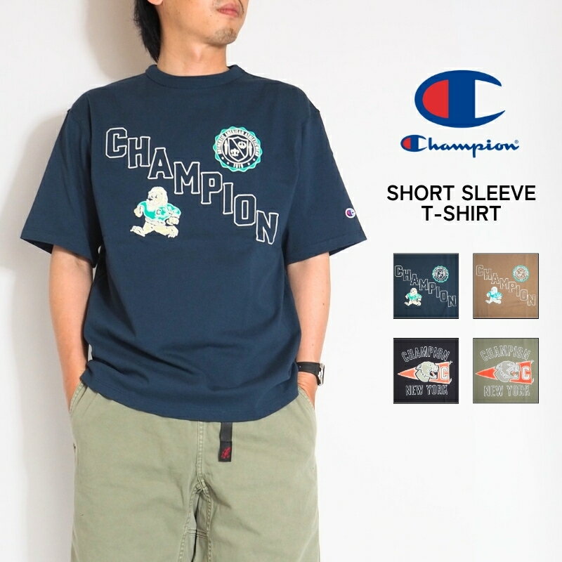 楽天市場】champion 半袖スウェット（柄ロゴ）（Tシャツ・カットソー