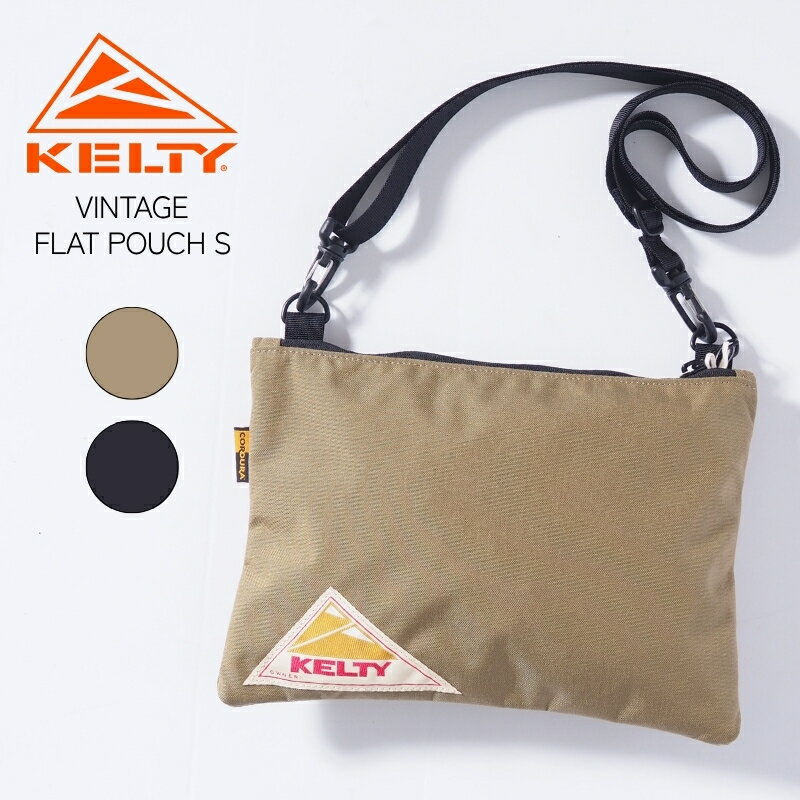 Rakuten - KELTY ケルティ ヴィンテージフラットポーチ サコッシュ ショルダー (32592144) カバン バッグ ショルダーバッグ ショルダーポーチ 肩掛け メンズ レディース アウトドア ブランド ロゴ