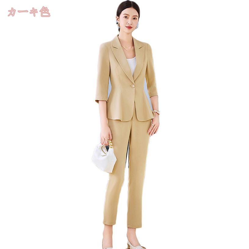 1000円OFFクーポン パンツスーツ セレモニースーツ レディース オフィススーツ ジ...