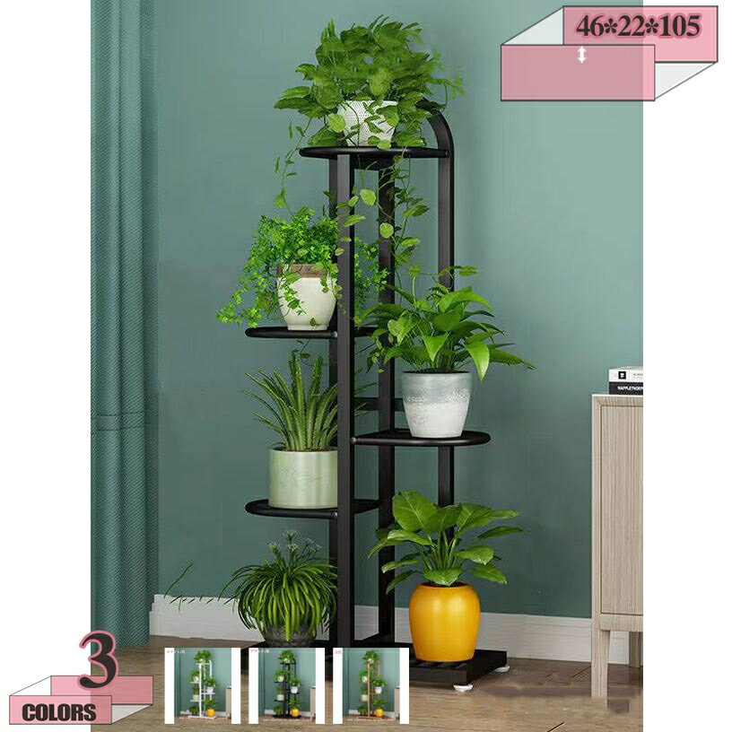 Stands - フラワースタンド 花台 プランタースタンド 室内 5階 置く家具 観葉植物 植木鉢 北欧 飾り おしゃれ モダン 園芸ラック 屋外 スタンド ラック バルコニー ガーデンラック 組み立てが簡単 複数のシナリオに適用可能 gratiahome