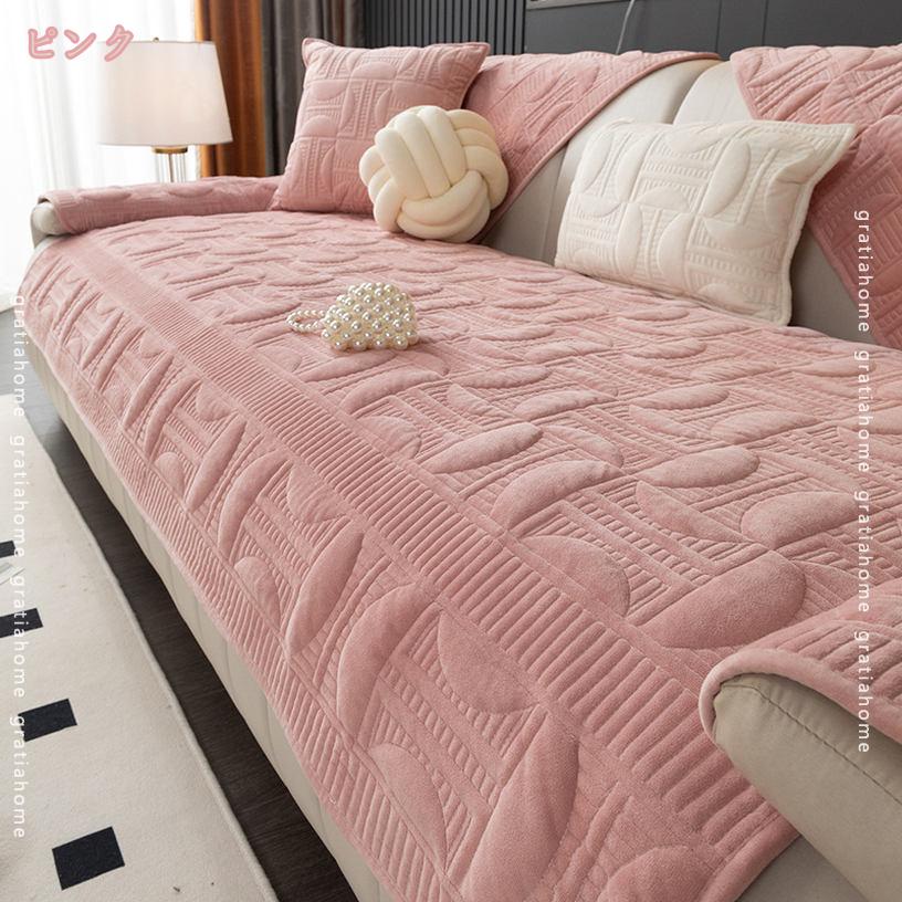 500円OFFクーポン ソファカバー ソファーカバー 冬 2人掛け 3人掛け 肘付き かけるだけ 可愛い 秋冬用 暖かい ソファーシート マルチカバー ソファー 北欧 汚れ防止 厚手 寒さ対策 洗濯可 ソファーパッド ソファー保護カバー 単品販売 gratiahome [3]