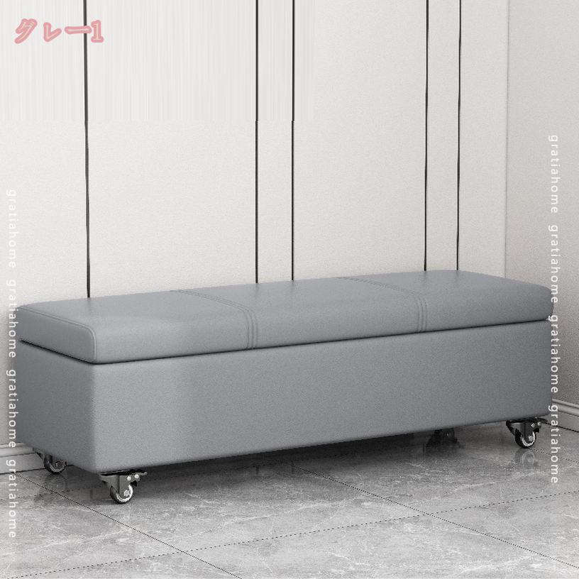 1000円OFFクーポン オットマン 収納付き チェア スツール ボックス ふた付き 収納ボックス 椅子 座れる 収納 スツールボックス ソファー リビング収納 ボックス椅子 収納スツール 一人掛け チェアー 合皮 レザー 1人用 2人用 収納チェア おしゃれ gratiahome [2]