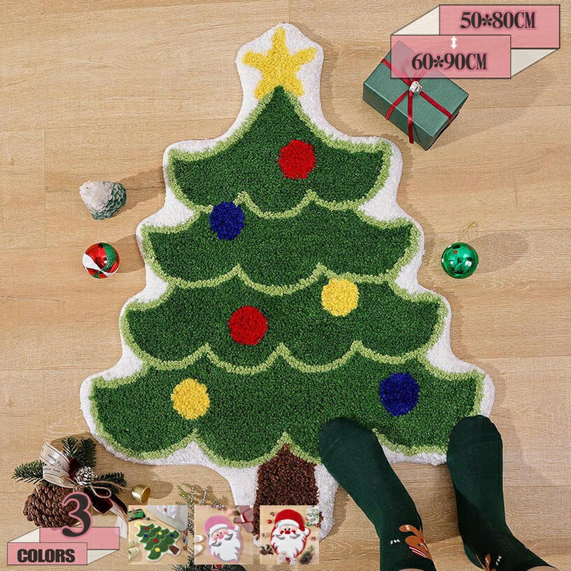 500円OFFクーポン 玄関マット 屋外 室内 クリスマス 飾り サンタ マット おしゃれ 装飾 置物 北欧 玄関..