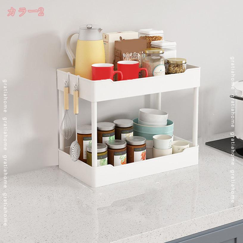 キッチンワゴン スリム 隙間収納 収納ラック キャスター付き 収納カート おしゃれ 調味料 食品 ペットボトル 小物 台所 洗面所 冷蔵庫横 ビッグ ホワイト 白い 収納ラック スリムラック スリムラック 居間等適用 gratiahome