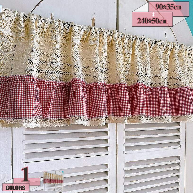 カフェカーテン キッチン レースカフェカーテン UVカット おしゃれ 目隠し カーテン 小窓用 喫茶店 洗面所 出窓 間仕切り 飾り パウダールーム フリル モダン インテリア トイレ 暖簾 ロング シンプル 可愛い 綺麗 gratiahome