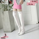 1000円OFFクーポン ニーハイブーツ サイハイブーツ ニーハイブーツ 白 ニーハイブーツ 黒 ロングブーツ レディース ピンヒール 黒 ハイヒール 厚底 ス...