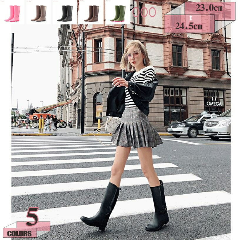 レインシューズ エンジニア レディース レインブーツ ロング 日常着 快適 滑り止め 晴雨兼用 大きいサイズ 軽量 防水 雪 滑り止め 履きやすい 通勤 通学 防水 台風 梅雨対策 可愛い 長靴 ガーデニング アウトドア かわいい gratiahome