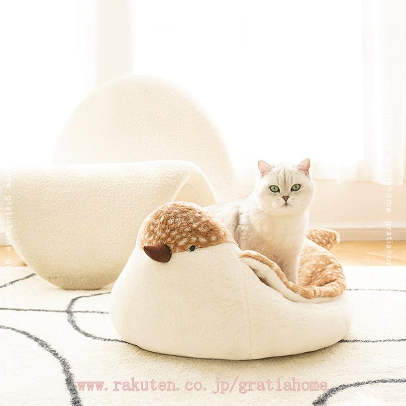 1000円OFFクーポン 犬ベッド 猫ベッド ペットベッド 猫 犬 ハウス 冬 ドーム型 犬...