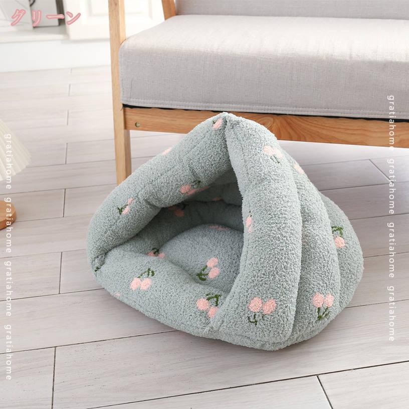 1000円OFFクーポン 猫ベッド 猫の家 ペット用寝袋 猫用寝袋 可愛い ふわふわ 暖か...