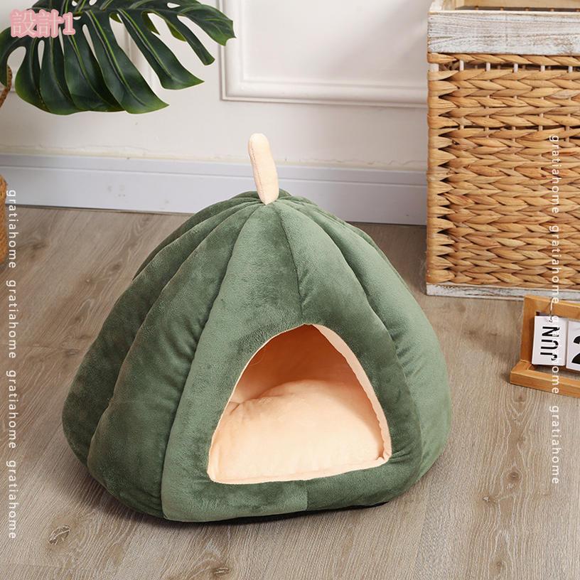 300円OFFクーポン ドーム型 ペットベッド 犬 猫 ベッド クッション 春夏秋冬 おし...