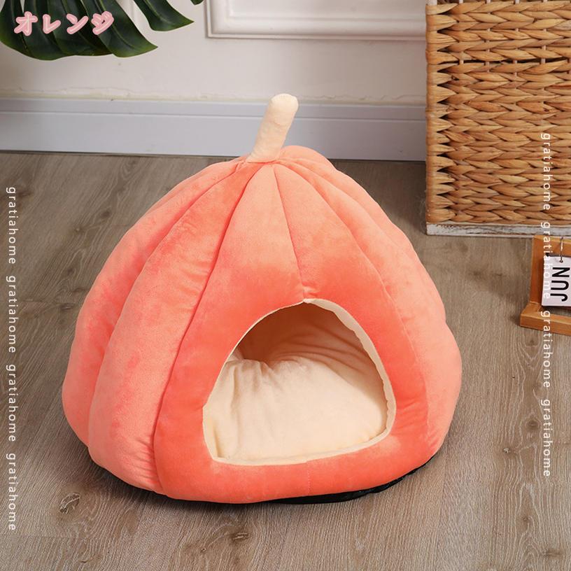 300円OFFクーポン ドーム型 ペットベッド 犬 猫 ベッド クッション 春夏秋冬 おし...