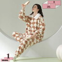 760円OFFクーポン もこもこ パジャマ レディース ルームウェア メンズ カップル ペアお揃い 部屋着 上下セット ペアルック 寝巻き 長袖 長パンツ 寝巻き 秋冬 保温性 防寒 寝間着 前開き ボタン付き 便利服 入院 旅行 ペアパジャマ 記念日 プレゼント gratiahome