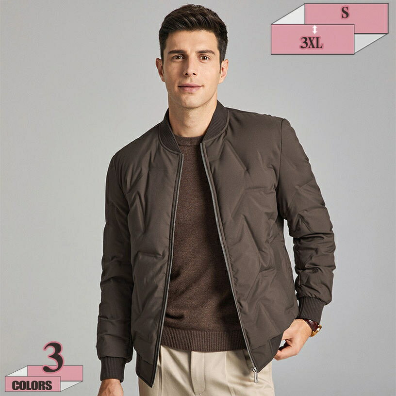 楽天グラティアHOME1000円OFFクーポン メンズ ダウンジャケット 軽量 冬 中綿入れ 無地 おしゃれ 防寒 防風 アウター カジュアル 防寒コート 保温ジャケット ダウンコート 大きいサイズ アウトドア ウオーキング 普段使い 厚手 冬服 大きいサイズ 中綿ジャケット gratiahome