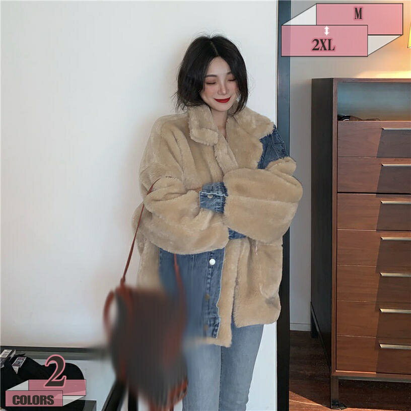 ボアブルゾン レディース 冬 秋 ボア ジャケット パーカー おしゃれ きれいめ 長袖 アウター ボアフリースジャケット ミドル丈 防寒 暖かい 無地 シンプル ゆったり ポケット付き 着回し 普段着 かわいい カジュアル 通学 gratiahome