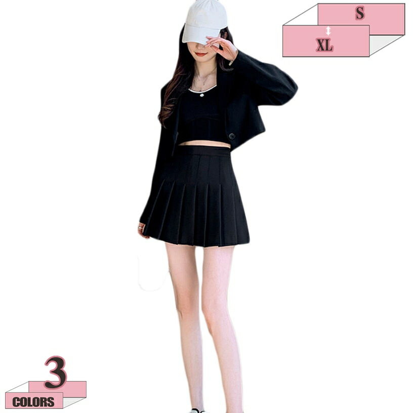 1000円OFFクーポン スカート レディース 春夏 プリーツスカート ひざ上 ミニスカ ブラック アイボリー ベージュ グレー ブラウン コーヒー フレアスカート 20代 30代 花火大会 コスプレ パーティー 通勤 通学 街着 可愛い ミニ タックスカート gratiahome