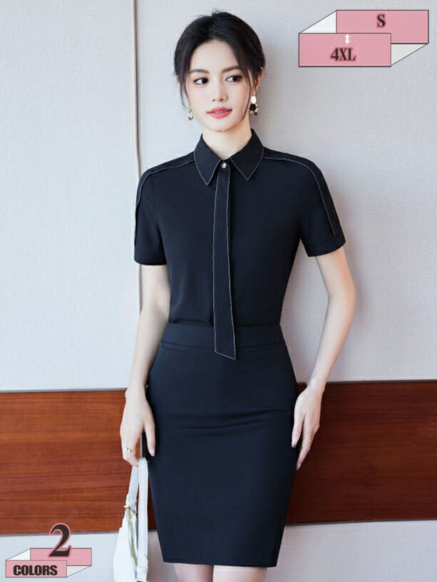 1000円OFFクーポン スカートスーツ セットアップ レディース 膝丈スカート 2点セット シャツ+スカート 女性 着痩せ カジュアル 上品 オフィス ビジネススーツ 通勤 フォーマル 卒業式 入学式 台形スカート 膝上 事務 ミニスカート ショート丈 gratiahome