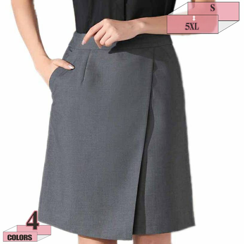 スーツスカート レディース レディース フォーマル ビジネス 洗える オフィス 仕事 通勤 ミディアム丈 大きいサイズ 黒 無地 ビジネス 通勤 事務服 ストレッチ スリット ハイウエスト スーツスカート 無地 OL ペンシルスカート gratiahome