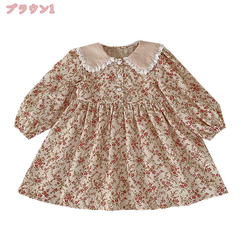 1000円OFFクーポン ワンピース 半袖 春 夏 春夏 女の子 服 キッズ 花柄 リバティ柄...