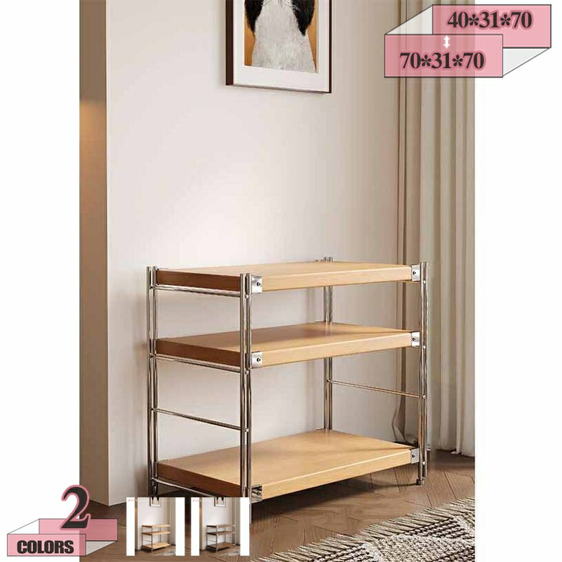 古い木製 オープンラック 鉄脚 木製棚 本棚 sr-554-bb_12.jpg