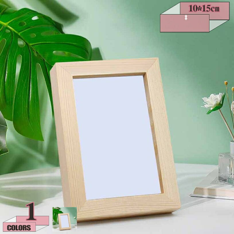 300円OFFクーポン フォトフレーム 2個セット 写真立て 天然木 ギフト 誕生日 結婚 母 義母 叔母 祖母 ..