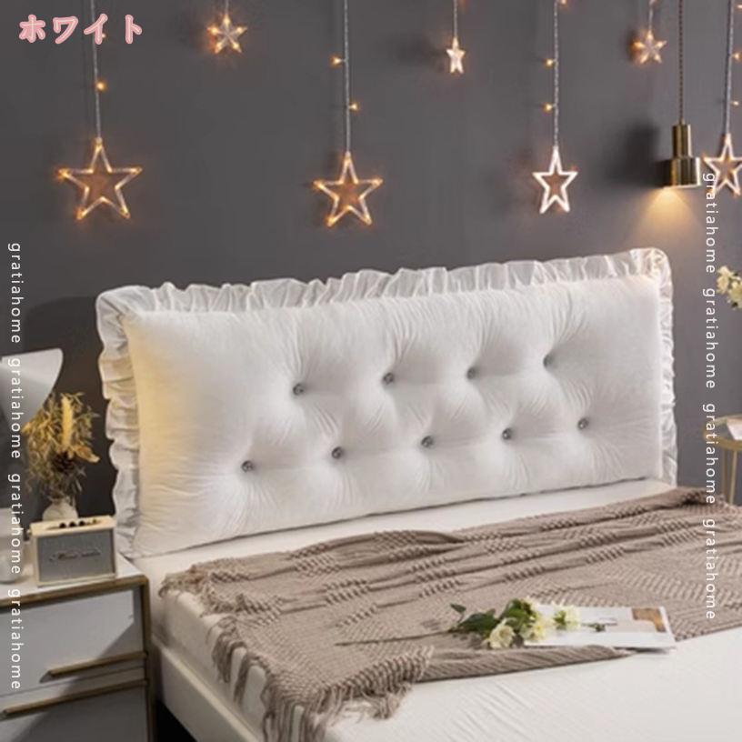 760円OFFクーポン ダブルベッド 三角ウェッジ枕 ロングクッション 無地 ロング 北欧 腰パッド プレゼント用 自宅用 腰当て まくら 読書用 柔軟性 背もたれ付きクッション リラックス 三角枕 ウェッジクッション 背もたれ ベッド gratiahome gratiahome-10109081 グラティアHOME サンプル画像2