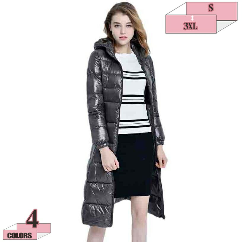 2000円OFFクーポン ダウンジャケット レディース ロング 大きいサイズ ロングコート フード付き 春秋 中綿ジャケット レディース エコファー aライン 着痩せ 冬 防寒着 通勤 20代 30代 40代 50代 ファッション 黒 大人 女性 ファッション アウター gratiahome