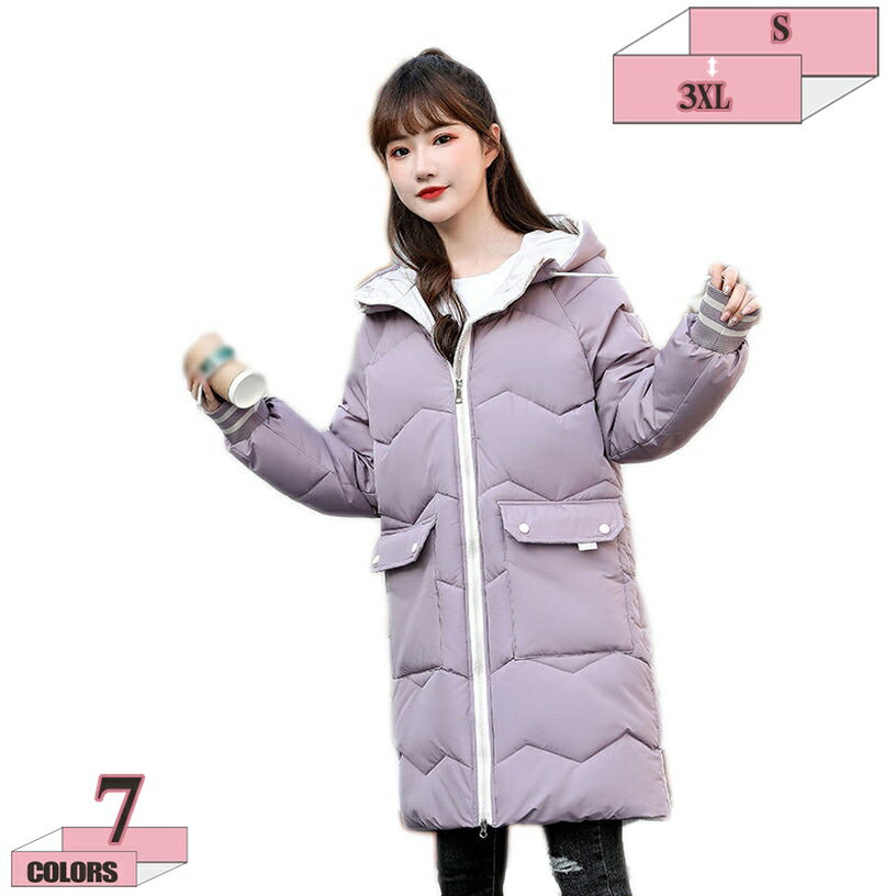 500円OFFクーポン ダウンジャケット レディース ミドル丈 ダウン風コート 防寒 アウター 冬春 ウルトラライト 軽量 フード付き 防風 保温 ファッション 大きいサイズ 女性 20代 30代 40代 50代 Aライン 体型カバー 可愛い 韓国ファッション デート gratiahome