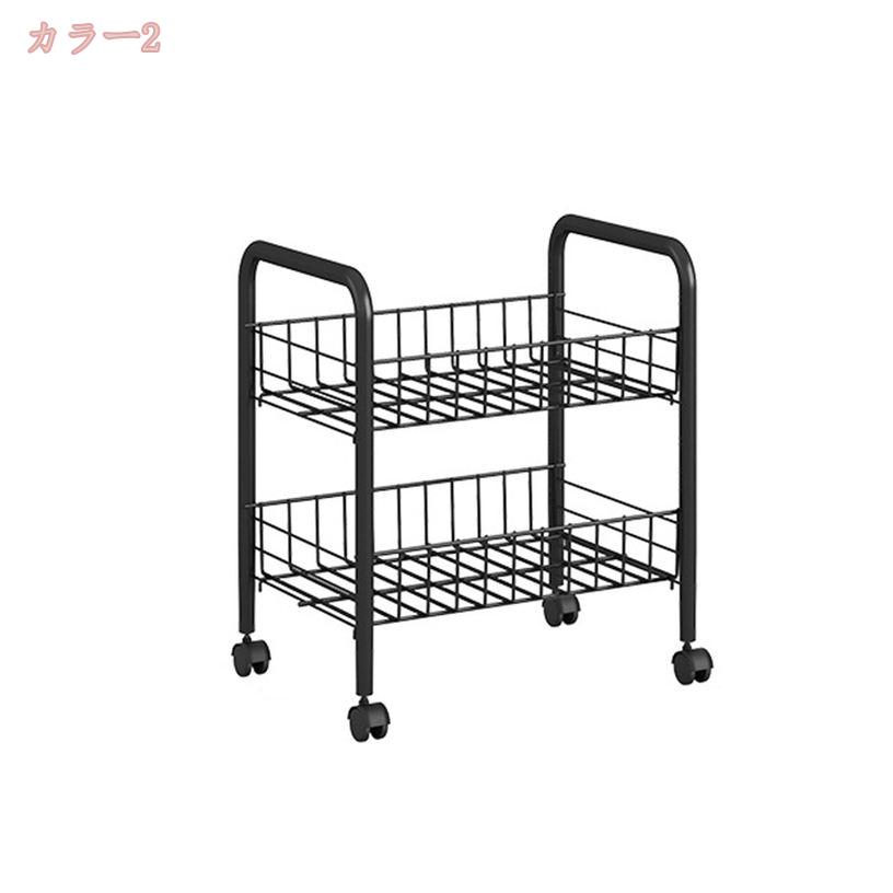 500円OFFクーポン キッチン収納カート キッチンワゴン 収納ワゴン スライド式 プラスチック 収納ラック バスケットラック キッチンラック 収納カートキッチン 調味料ラック キャスター付き キッチン リビングルーム オフィス バスルーム 適用 ホワイト gratiahome [3]