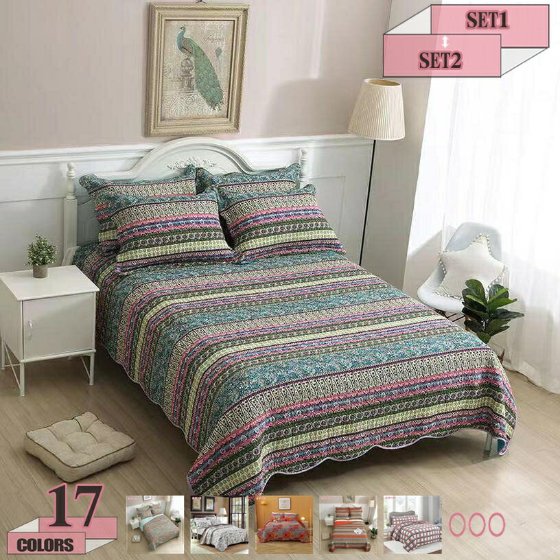 1000円OFFクーポン ベッドスプレッド キルト ソファ ブランケット おしゃれ 綿100% マルチカバー 姫系 ..