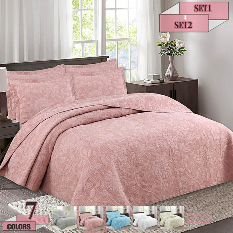 1000円OFFクーポン ベッドスプレッド ブランケット ベッドカバー キルティング 綿 枕カバー マルチカバ..