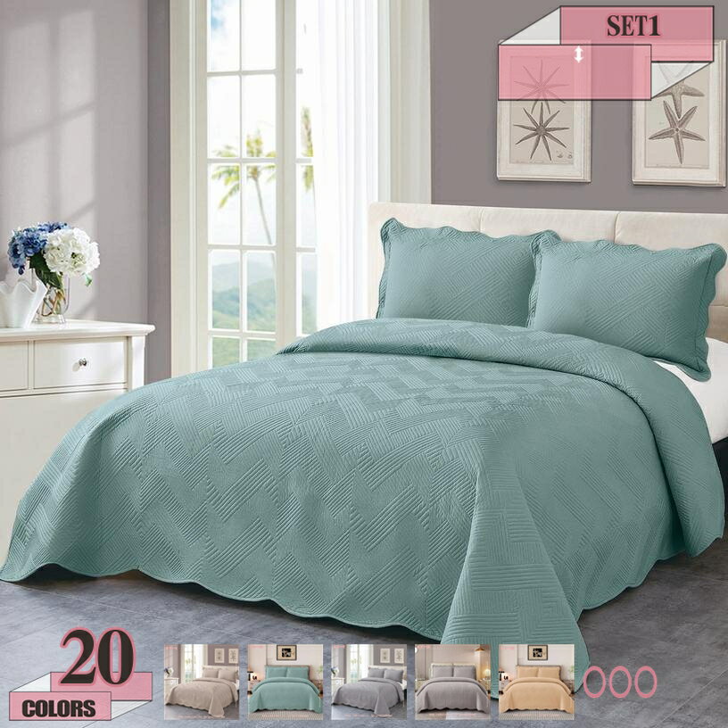 300円OFFクーポン 北欧ベッドカバー ベッドスプレッド マルチカバー キルトケット 冷房対策 綿100% 四..