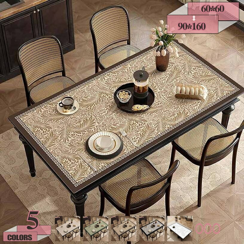 500円OFFクーポン デスクマット 厚手 おしゃれ シンプル テーブルセンター テーブルクロス 撥水 耐熱 滑り止め お手入れ簡単 汚れ防止 滑り止め 北欧風 モダン 茶室 テーブルカバー 四季通用 gratiahome