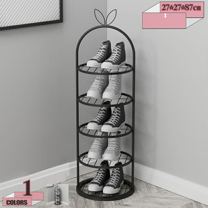 500円OFFクーポン 靴棚 コーナーシューズラック スリム 下駄箱 大容量 収納棚 靴収納 オープンシェルフ..