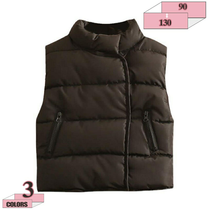 ダウンジベスト キッズ 女の子 ポケット 中綿コート 袖なし 中綿ベスト 赤ちゃん 子供用 ダウンジャケ..