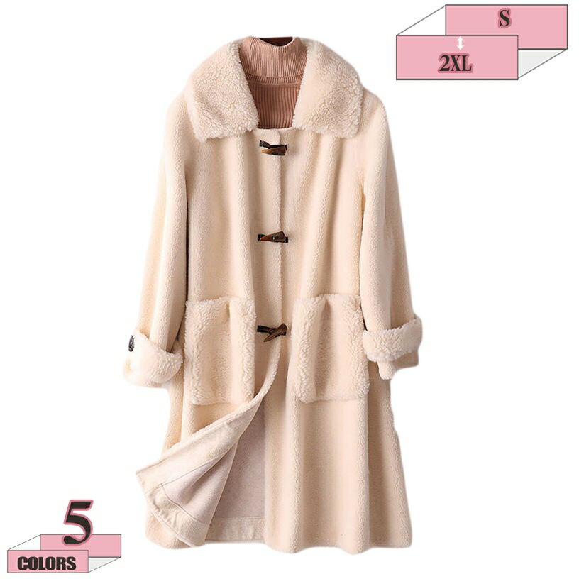 2000円OFFクーポン ボアジャケット ロング丈 無地 ロングボアコート ボアブルゾン ロング ジャケット コート アウター マウンテンパーカー フリースジャケット スタンドブルゾン もこもこ 防寒 レディース カジュアル 秋冬 gratiahome