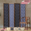 2000円OFFクーポン パーテーション 和風 衝立て 高さ180cm 4連 天然木 軽量 折りたたみ 間仕切り 目隠し 室内 おしゃれ ついたて 屏風 居酒屋...
